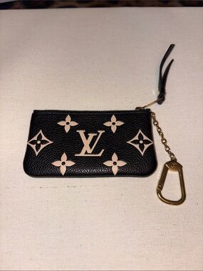 Louis Vuitton Bicolor Monogram Empreinte Leather key pouch